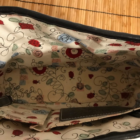 Brighton Straw Shoulder Bag w/ Leather Handle - Picture 7 of 8